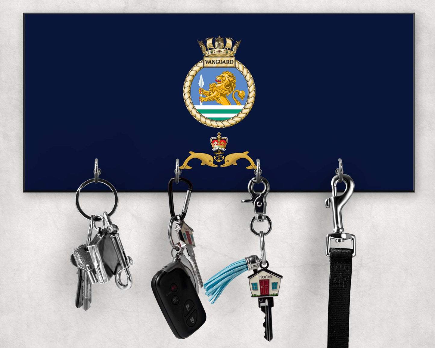 HMS Vanguard - Wooden Key/Beret Hook