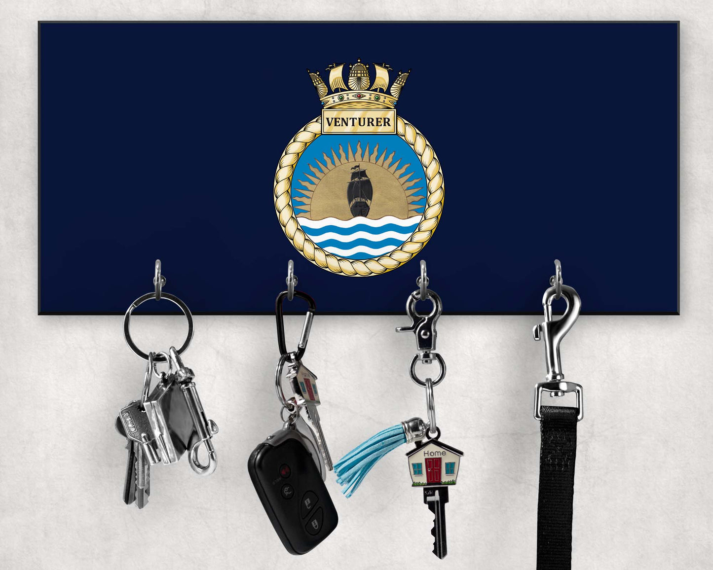 HMS Venturer - Wooden Key/Beret Hook