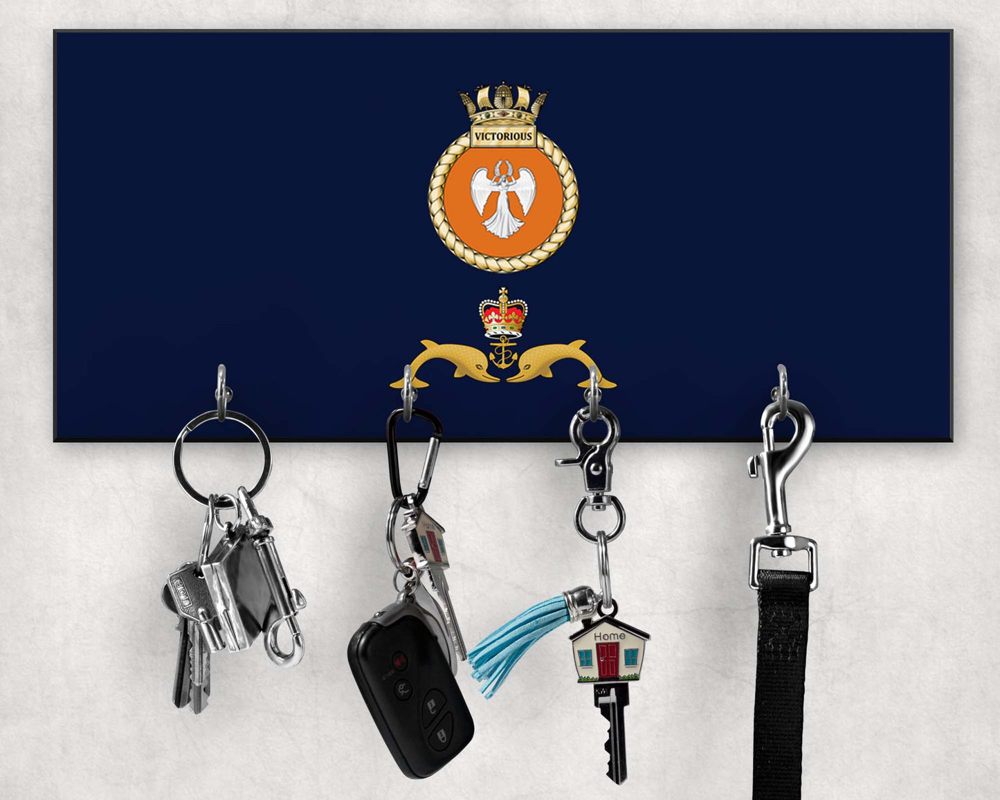 HMS Victorious - Wooden Key/Beret Hook
