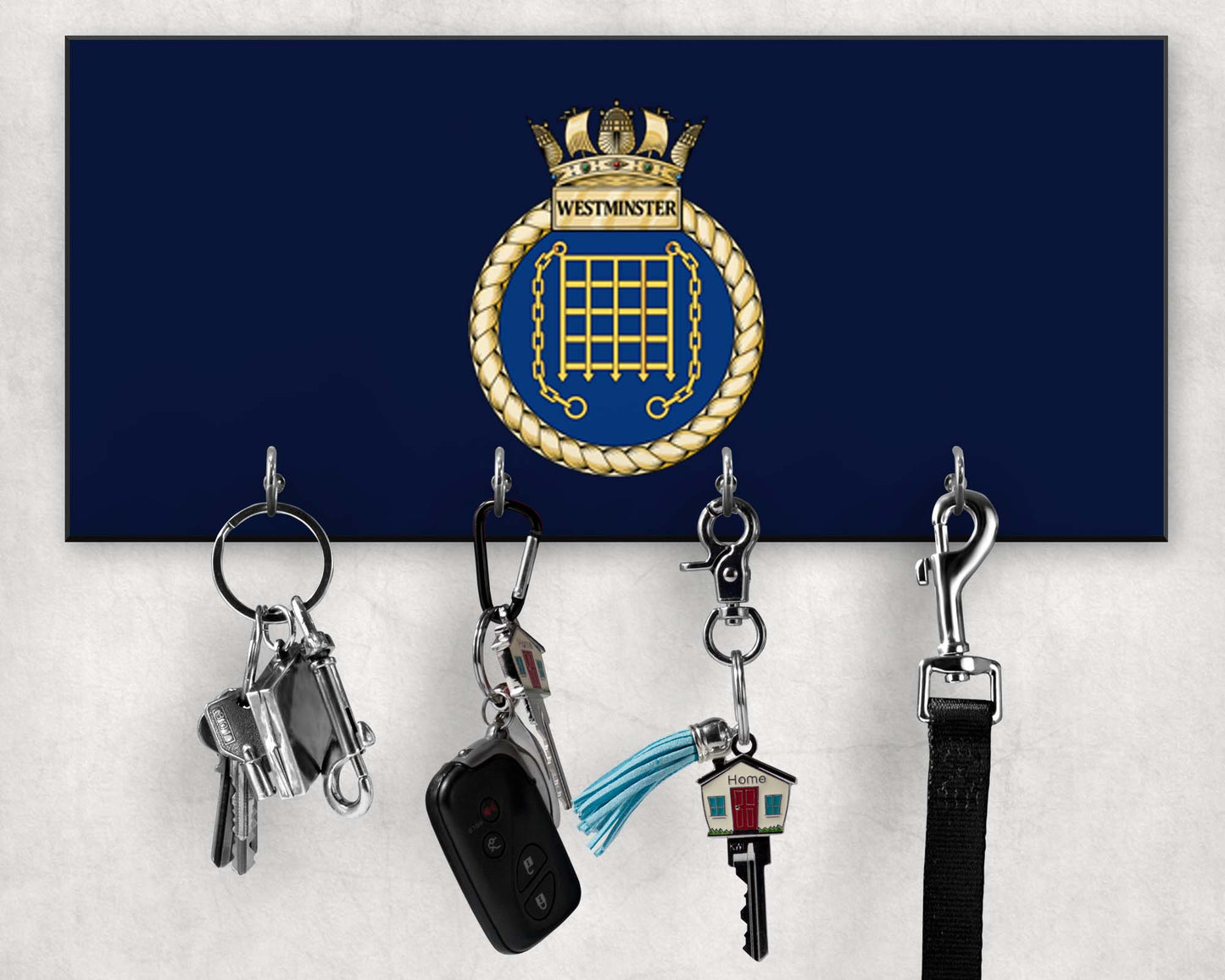 HMS Westminster - Wooden Key/Beret Hook