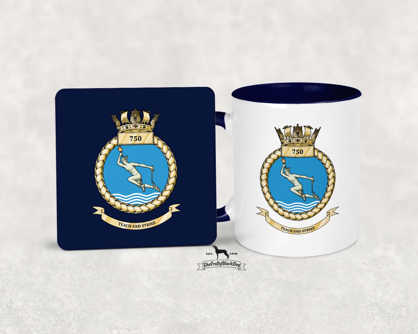 750 Naval Air Squadron - MUG and COASTER SET