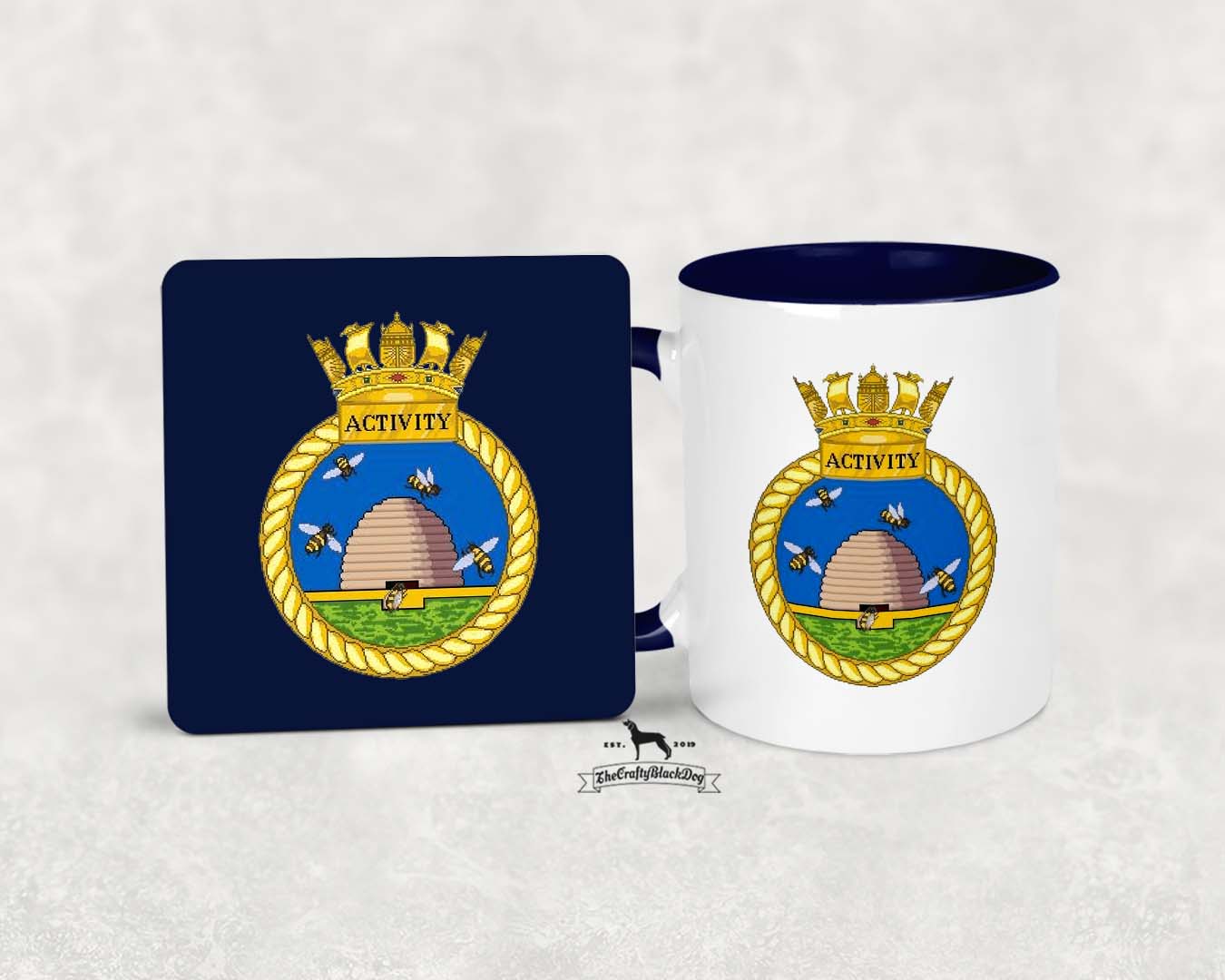 HMS Activity - MUG and COASTER SET