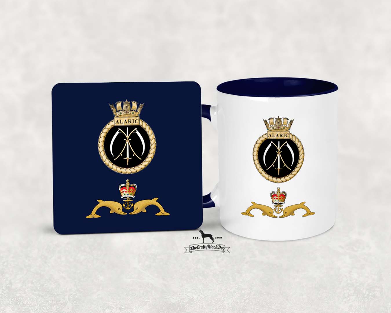 HMS Alaric - MUG and COASTER SET