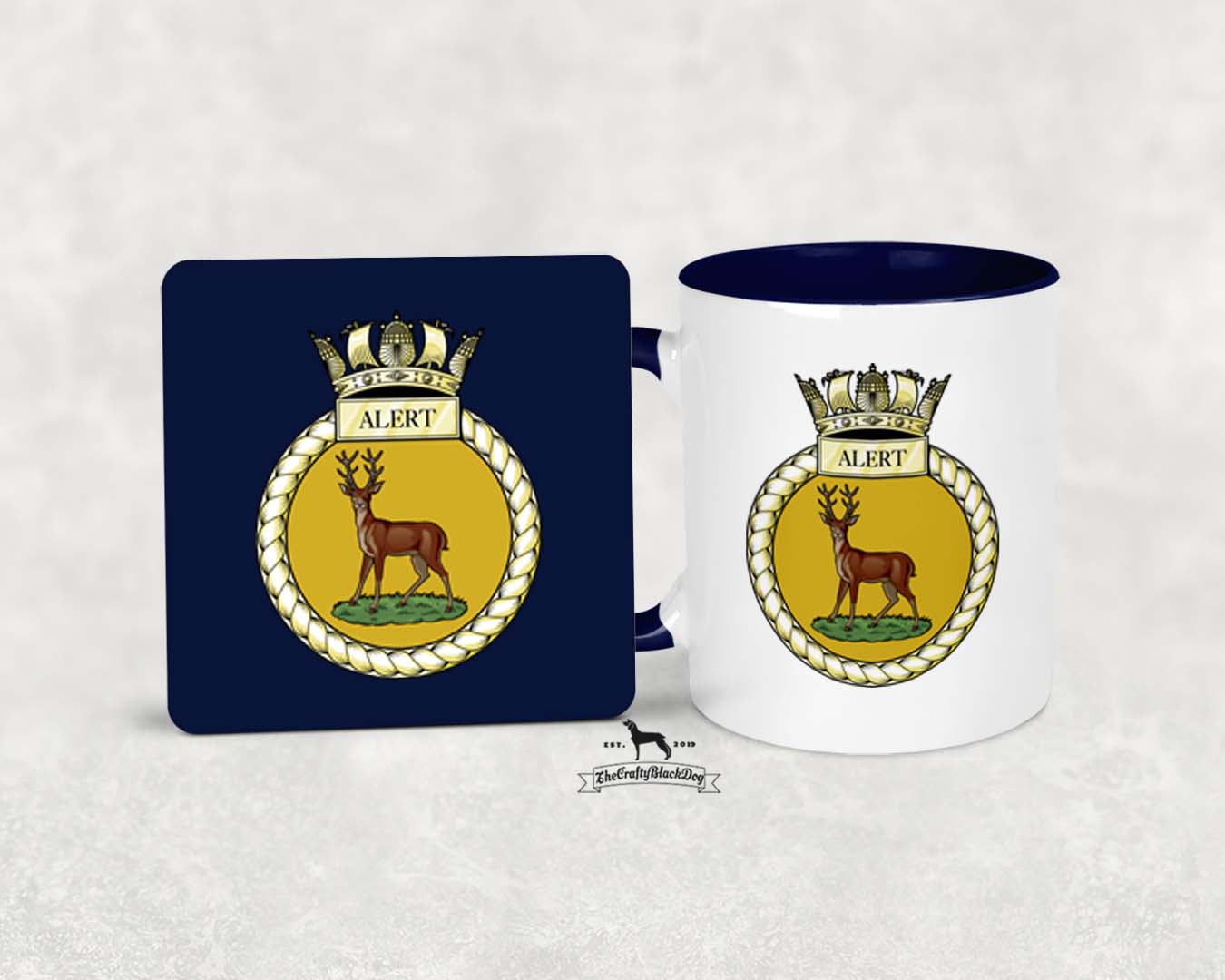 HMS Alert - MUG and COASTER SET