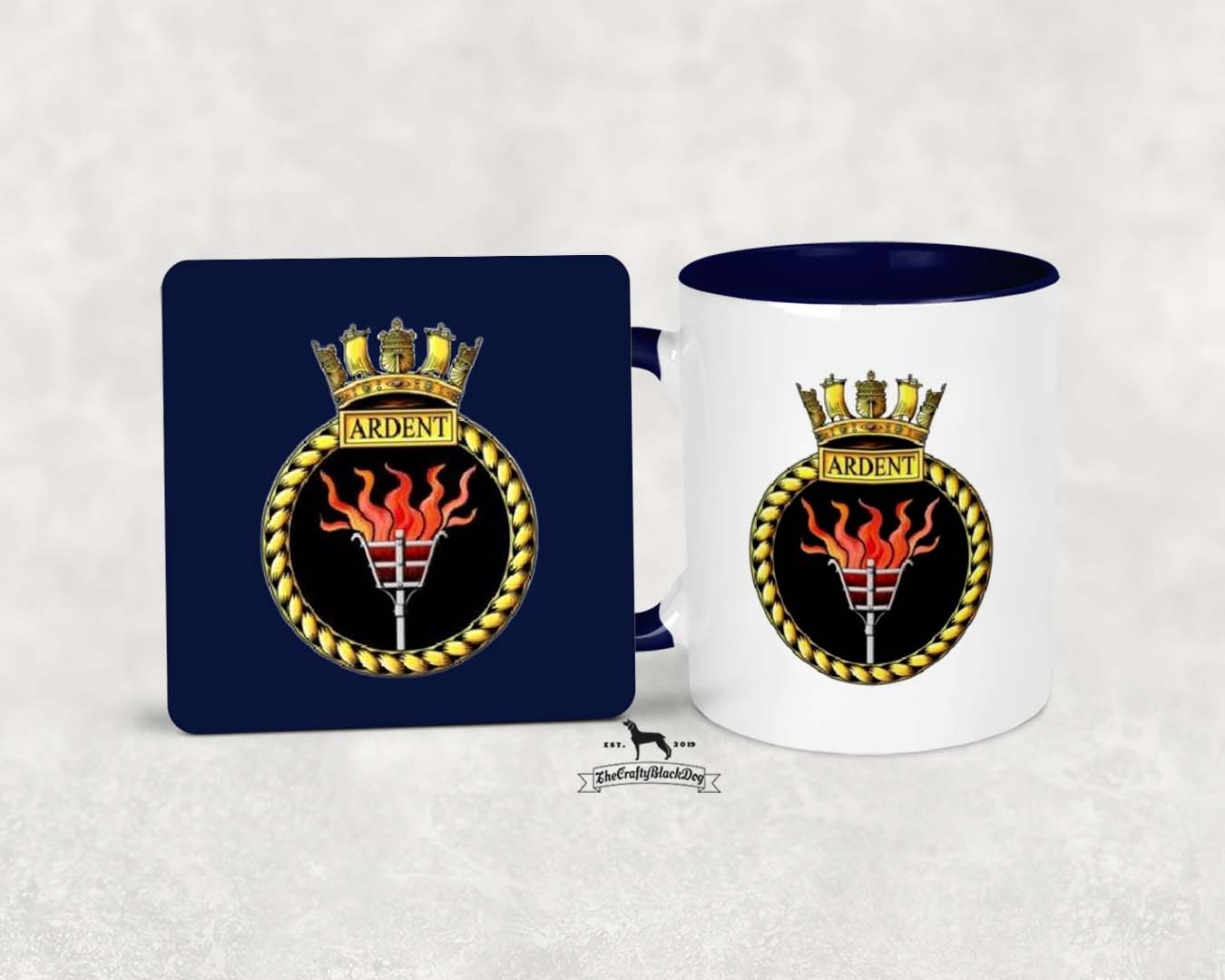 HMS Ardent - MUG and COASTER SET