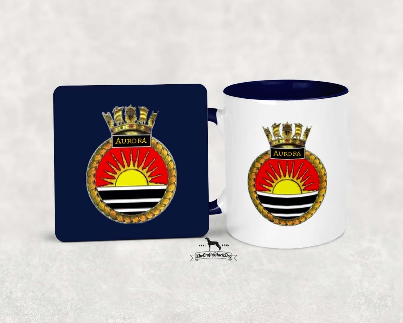 HMS Aurora - MUG and COASTER SET