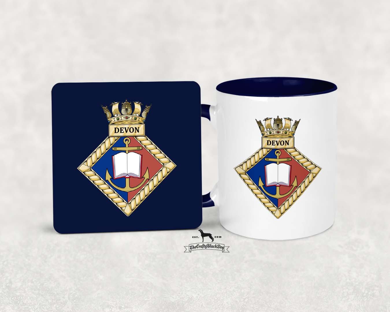 URNU Devon - Mug and Coaster Set