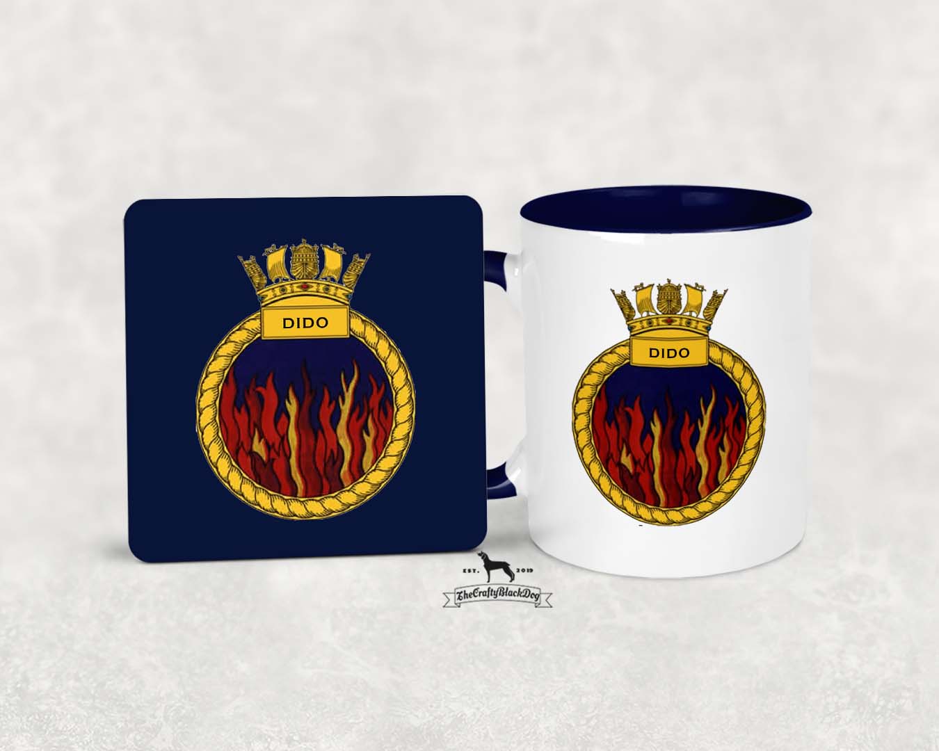 HMS Dido - MUG and COASTER SET
