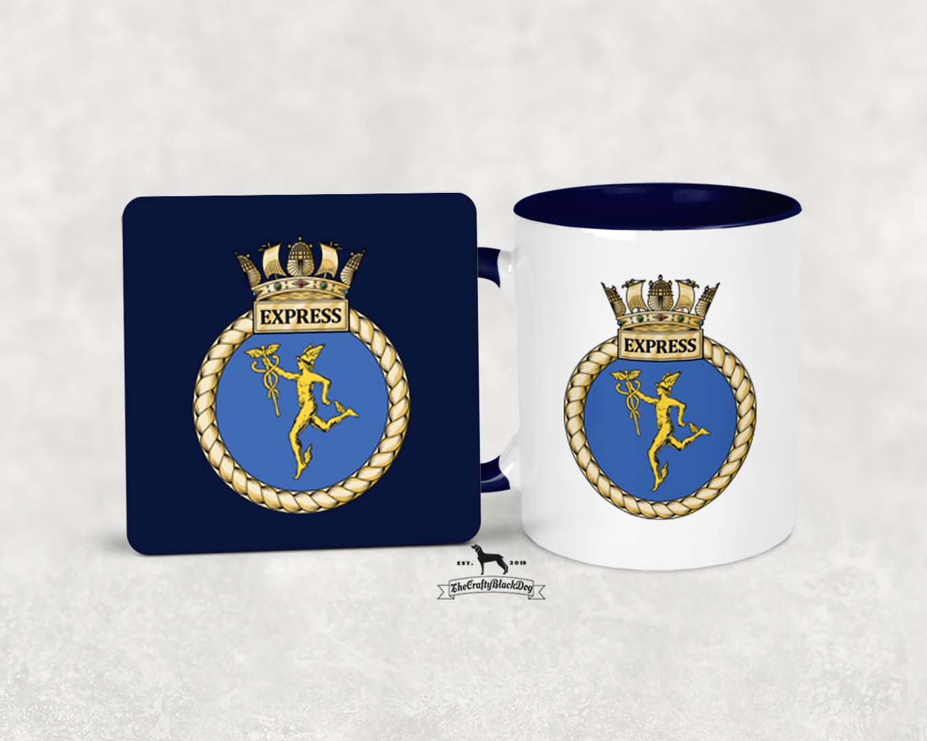 HMS Express - MUG and COASTER SET