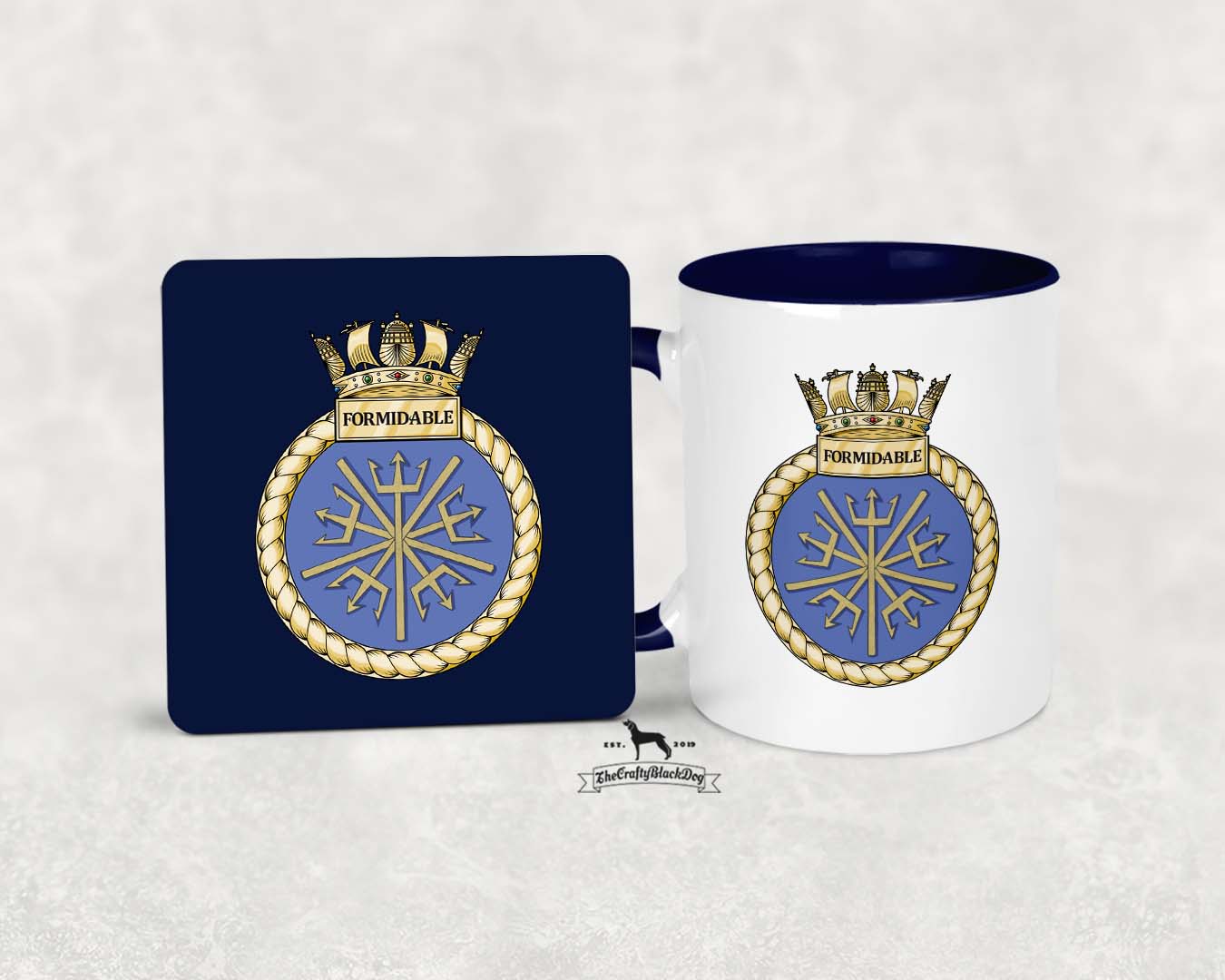 HMS Formidable - MUG and COASTER SET
