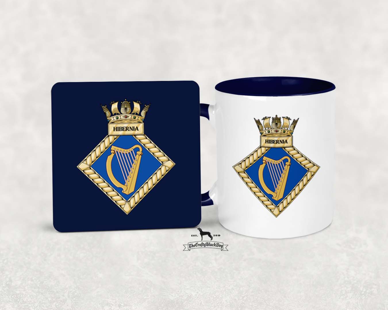 HMS Hibernia - MUG and COASTER SET