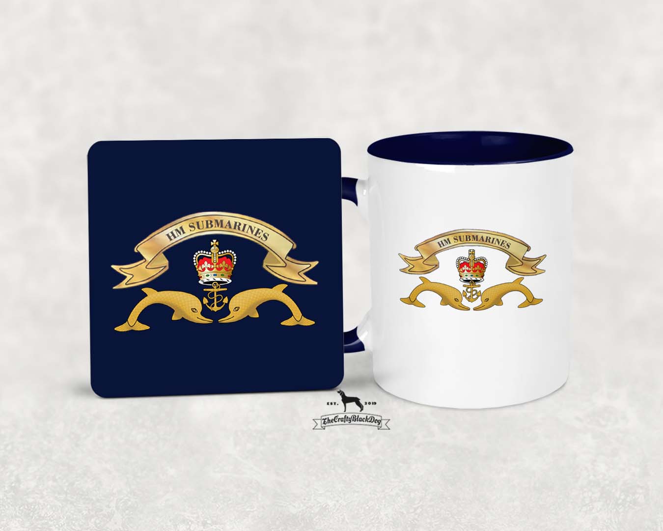 HM Submarines - MUG and COASTER SET