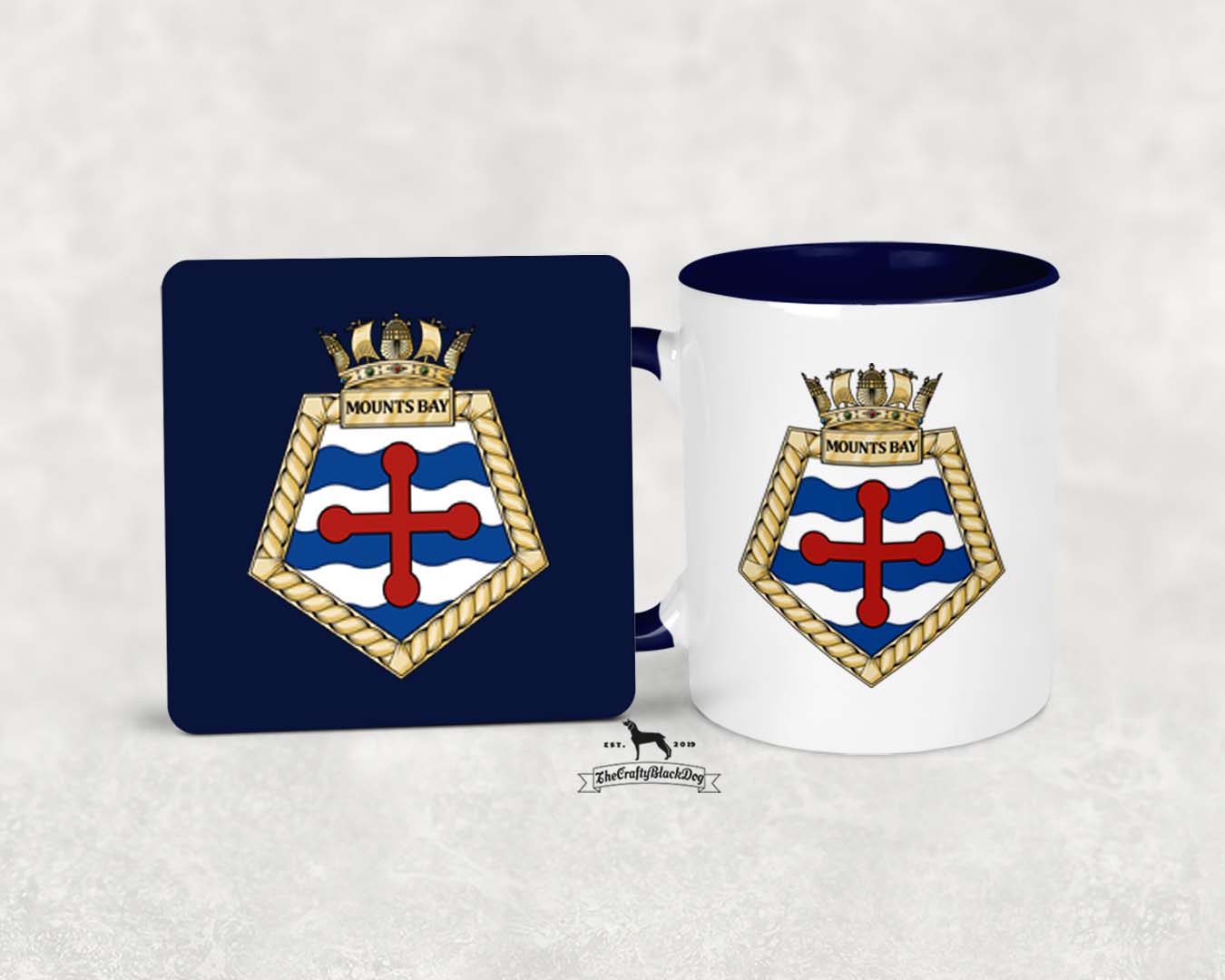 RFA Mounts Bay - Mug and Coaster Set