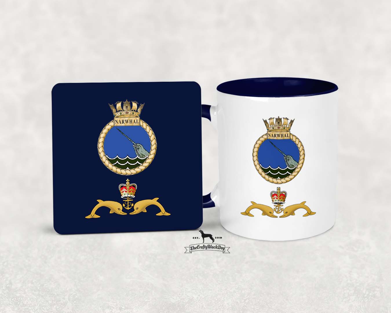 HMS Narwhal - MUG and COASTER SET
