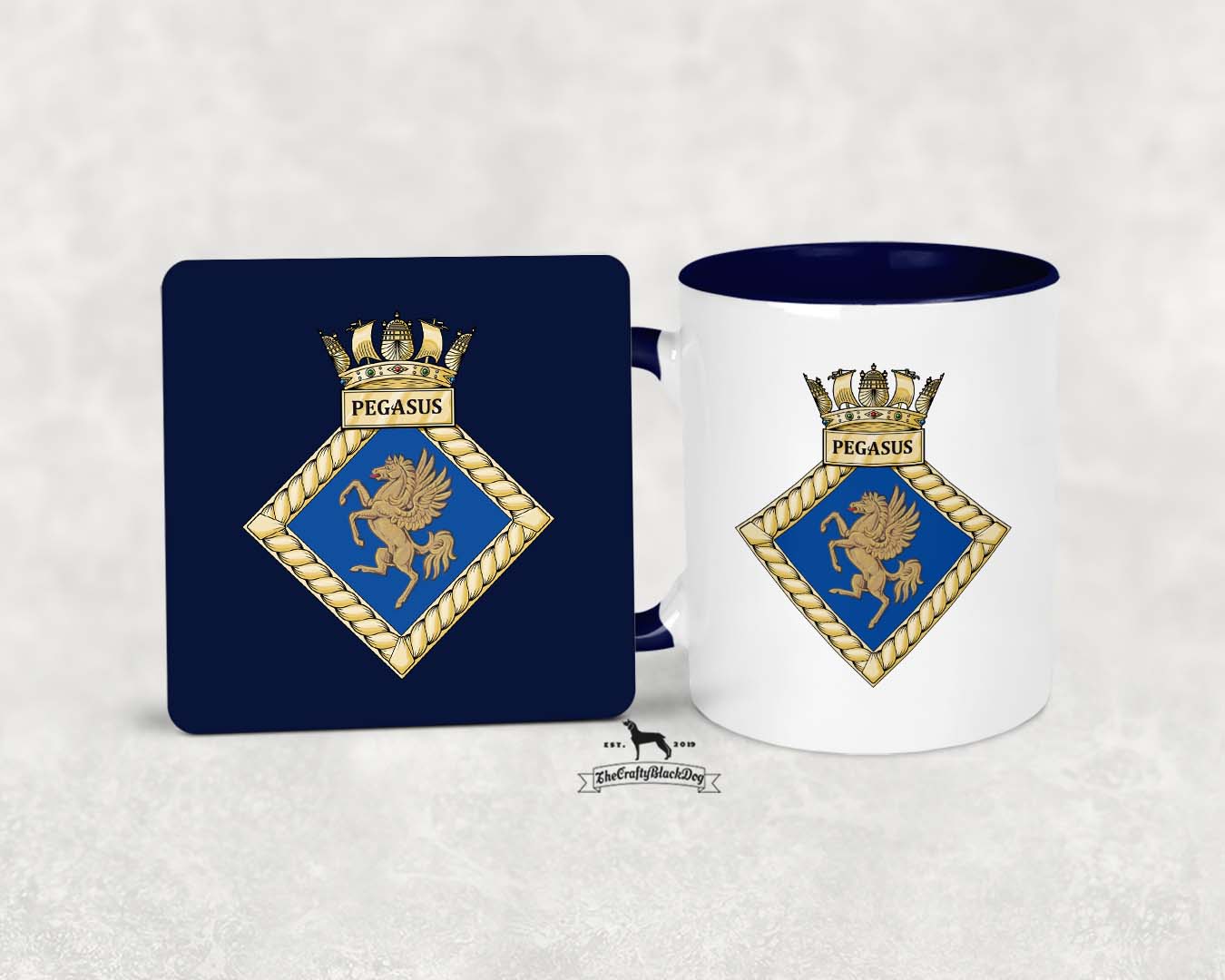 HMS Pegasus - MUG and COASTER SET