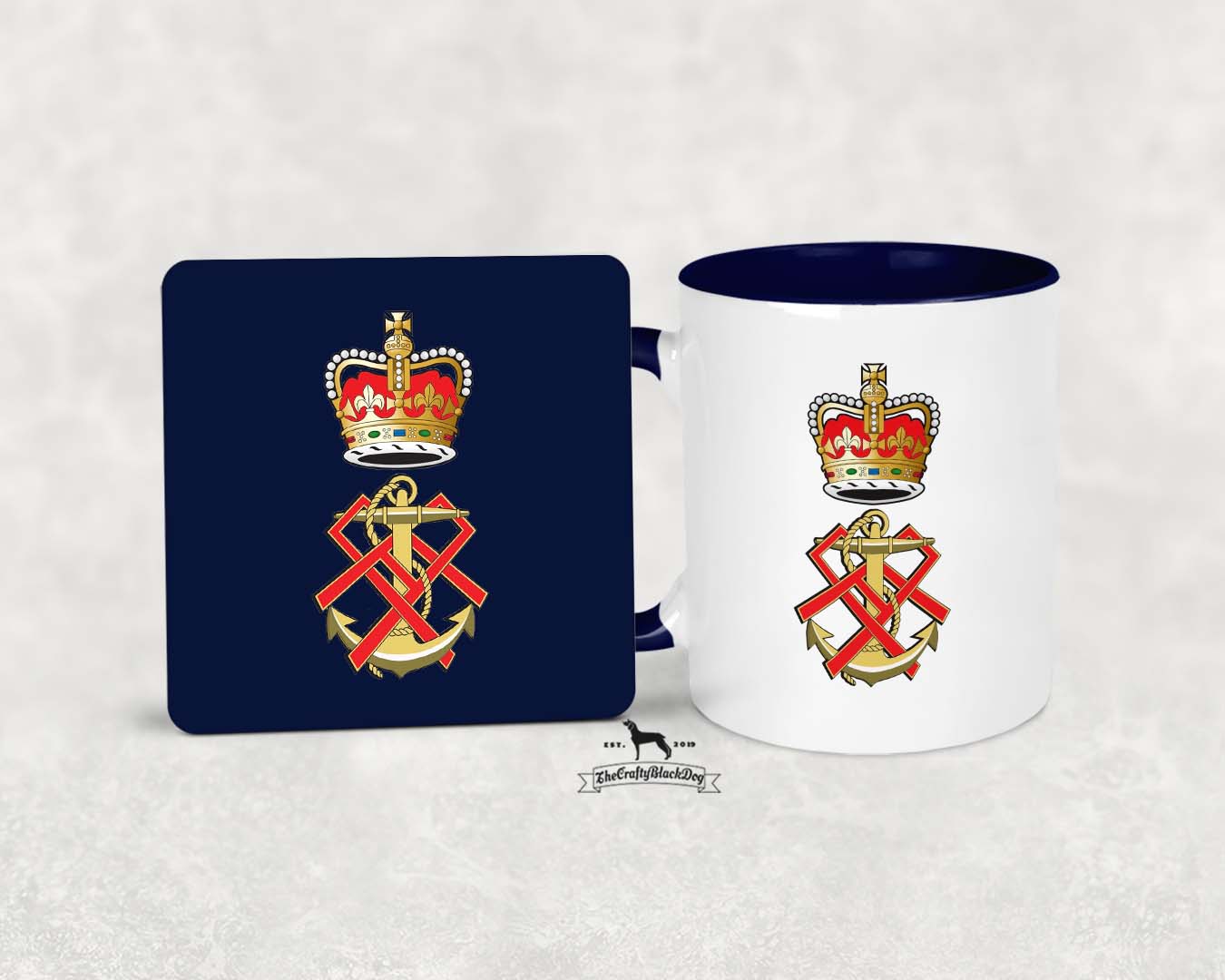 Queen Alexandra's Royal Naval Nursing Service QARNNS - MUG and COASTER SET