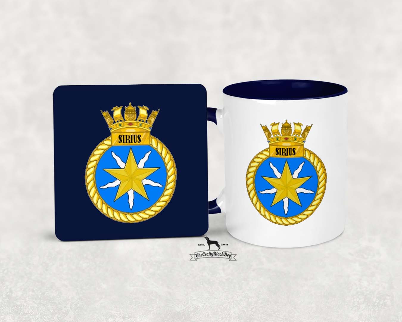 HMS Sirius - MUG and COASTER SET