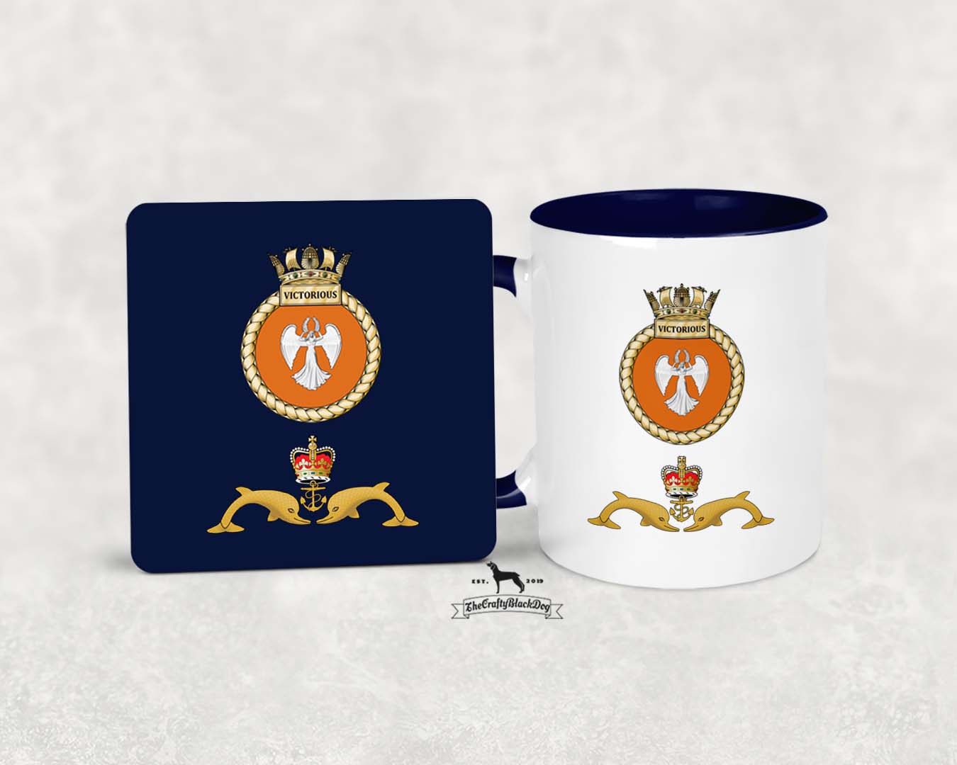 HMS Victorious - MUG and COASTER SET