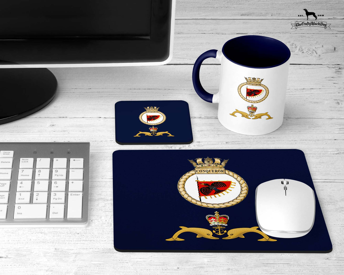 HMS Conqueror - Office Set