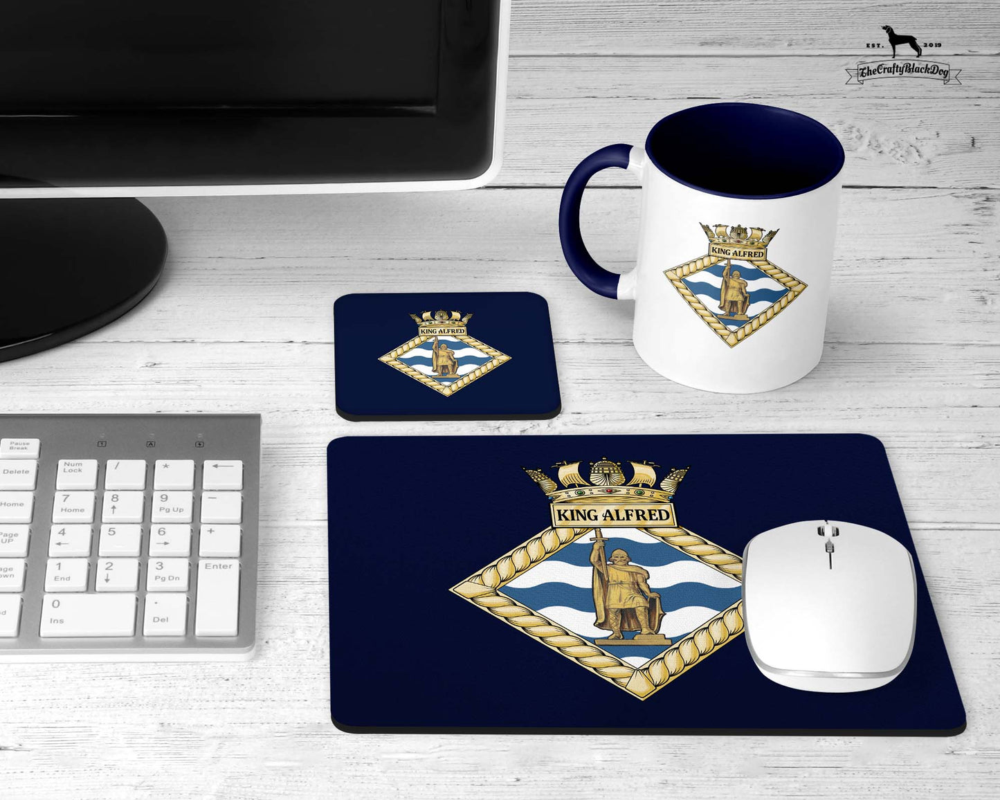 HMS King Alfred - Office Set