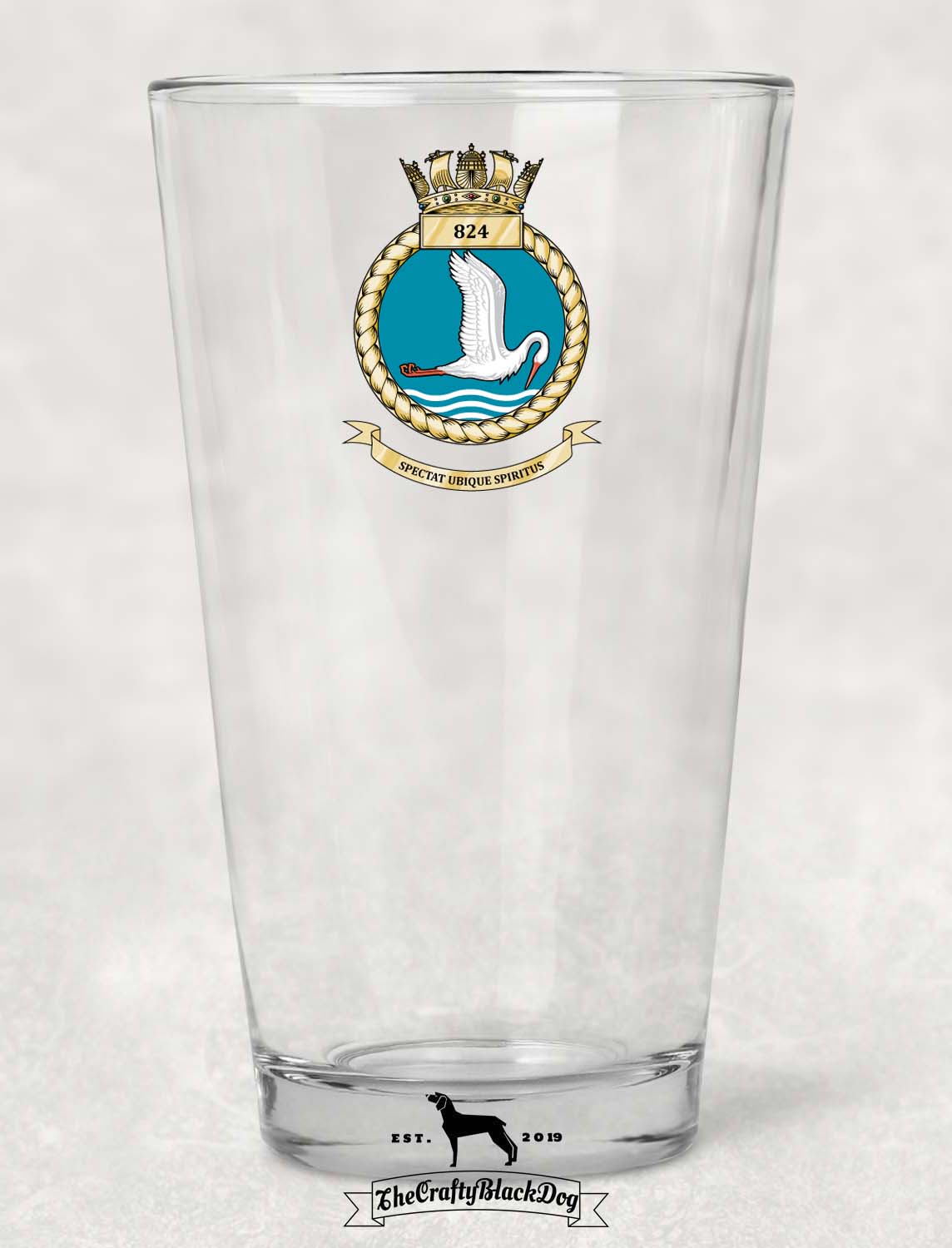 824 Naval Air Squadron - Pint Glass