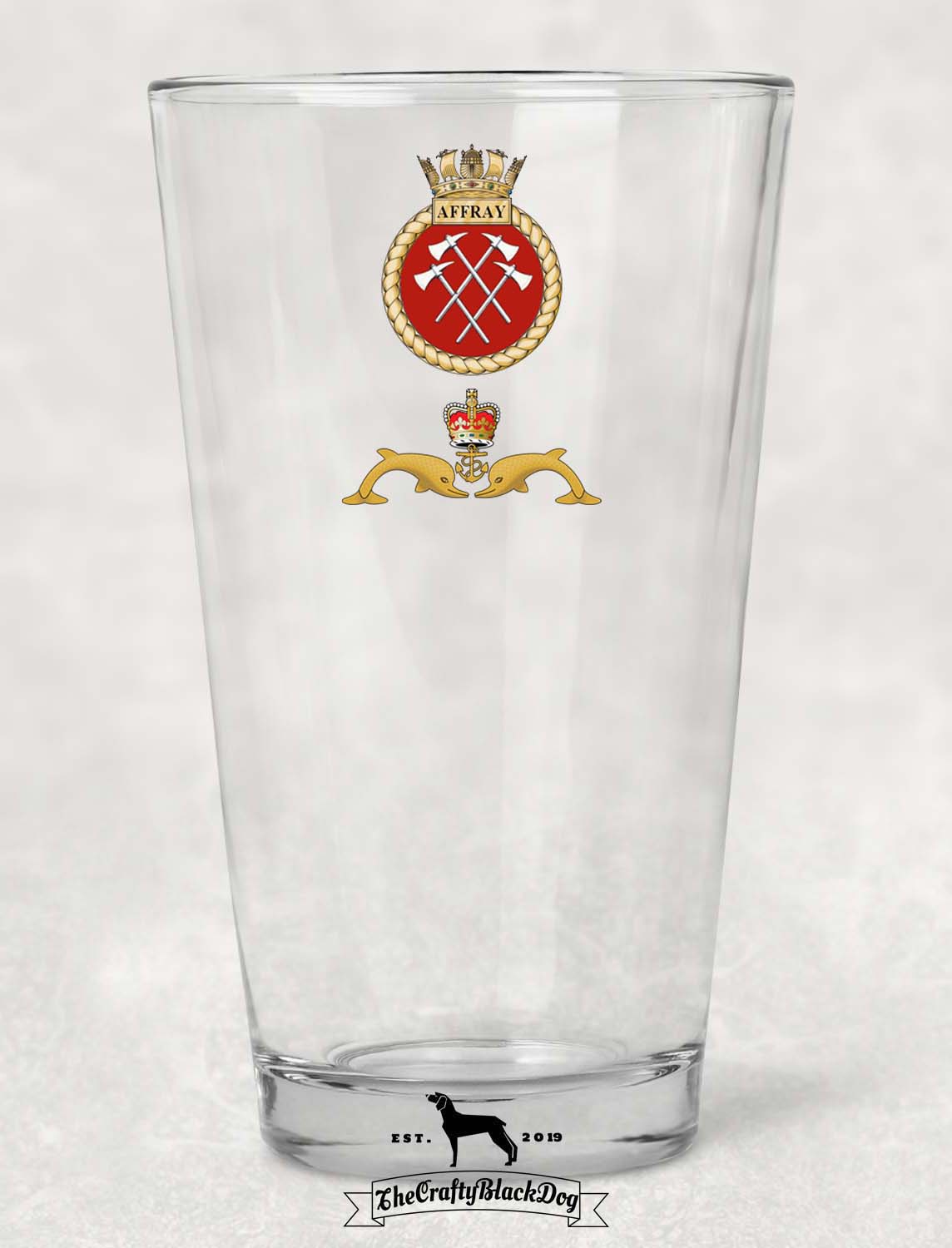 HMS Affray - Pint Glass