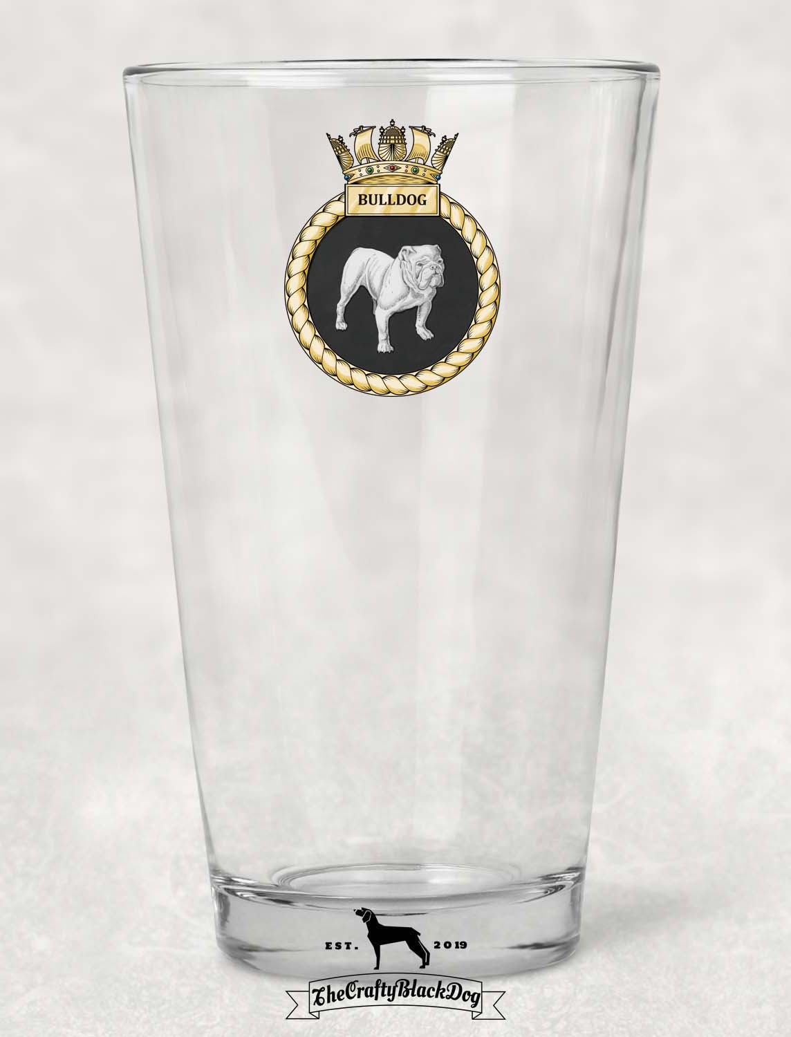 HMS Bulldog - Pint Glass