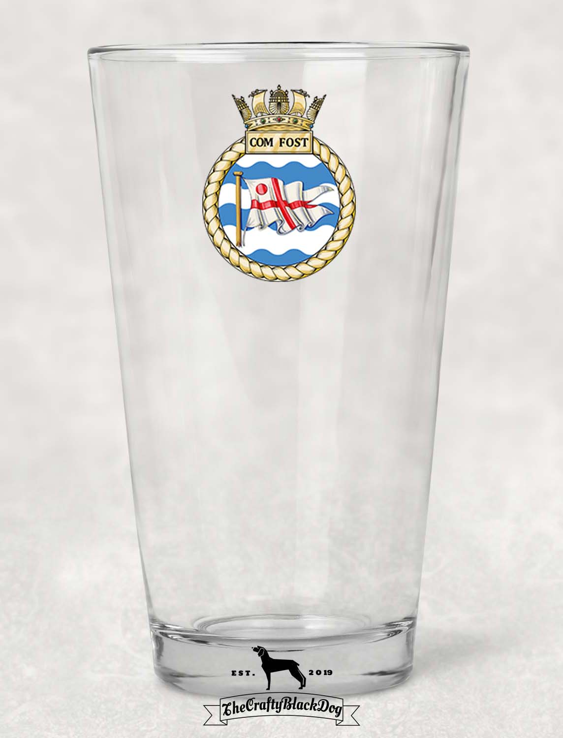 Commander Fleet Operational Sea Training (Com Fost) - Pint Glass