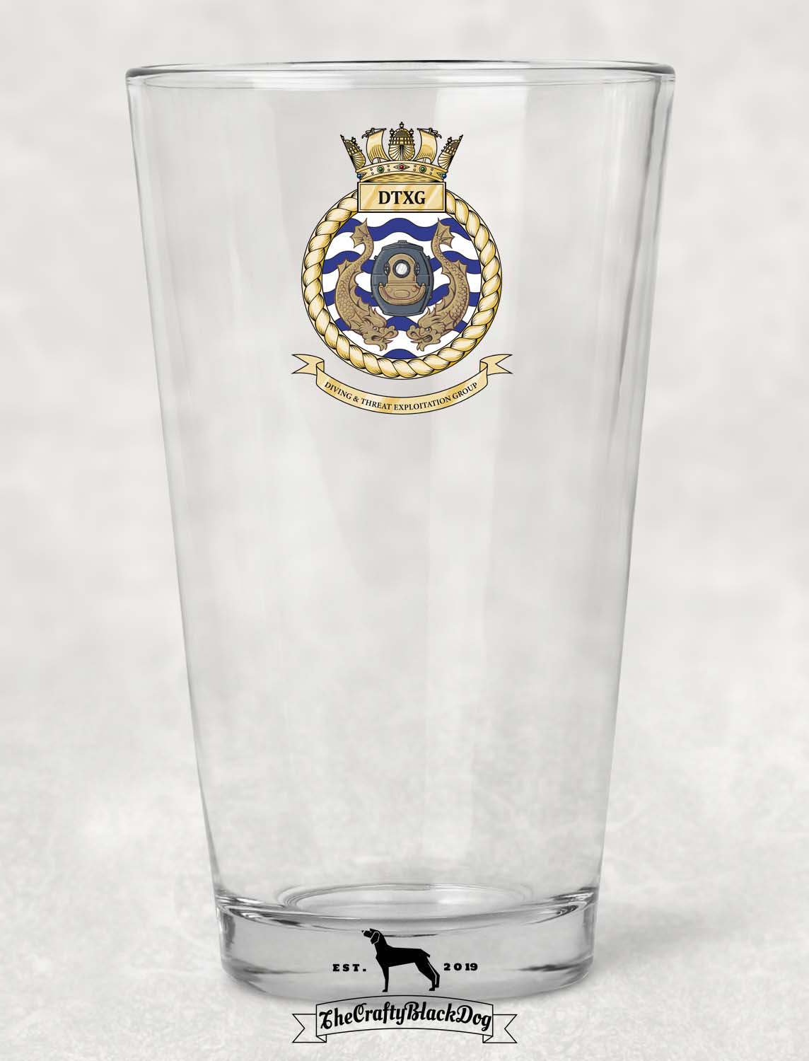 Diving and Threat Exploitation Group (DTXG) - Pint Glass