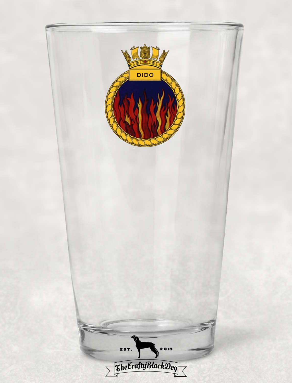 HMS Dido - Pint Glass