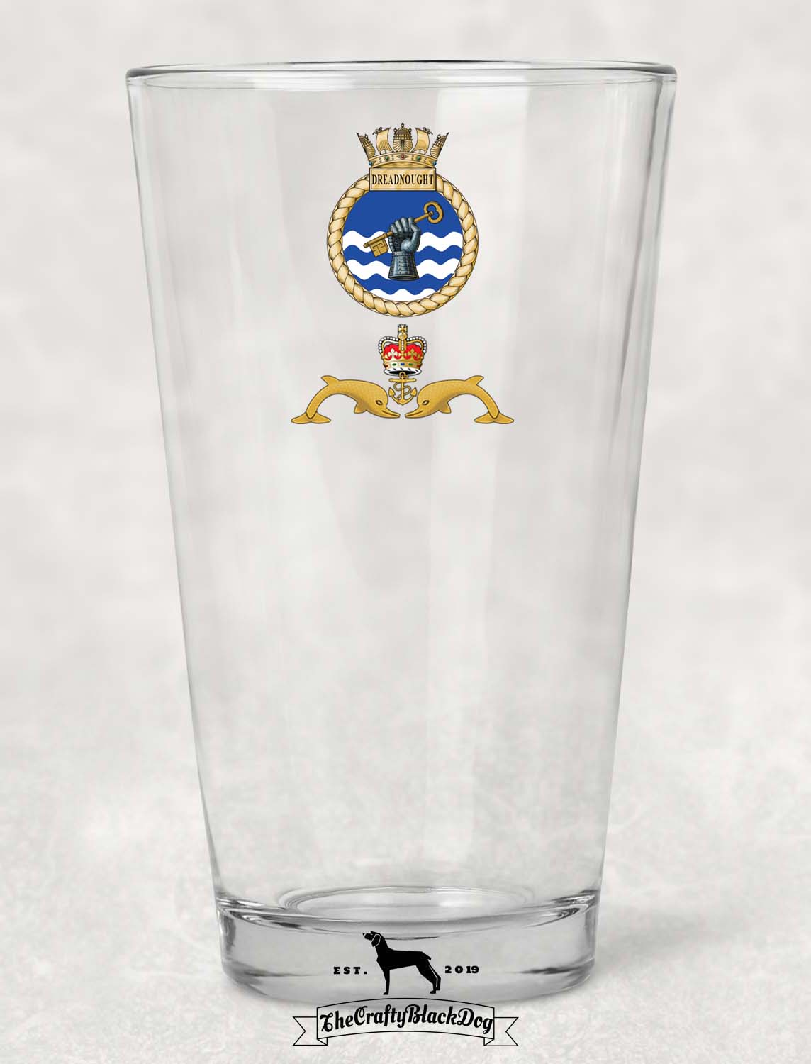 HMS Dreadnought - Pint Glass