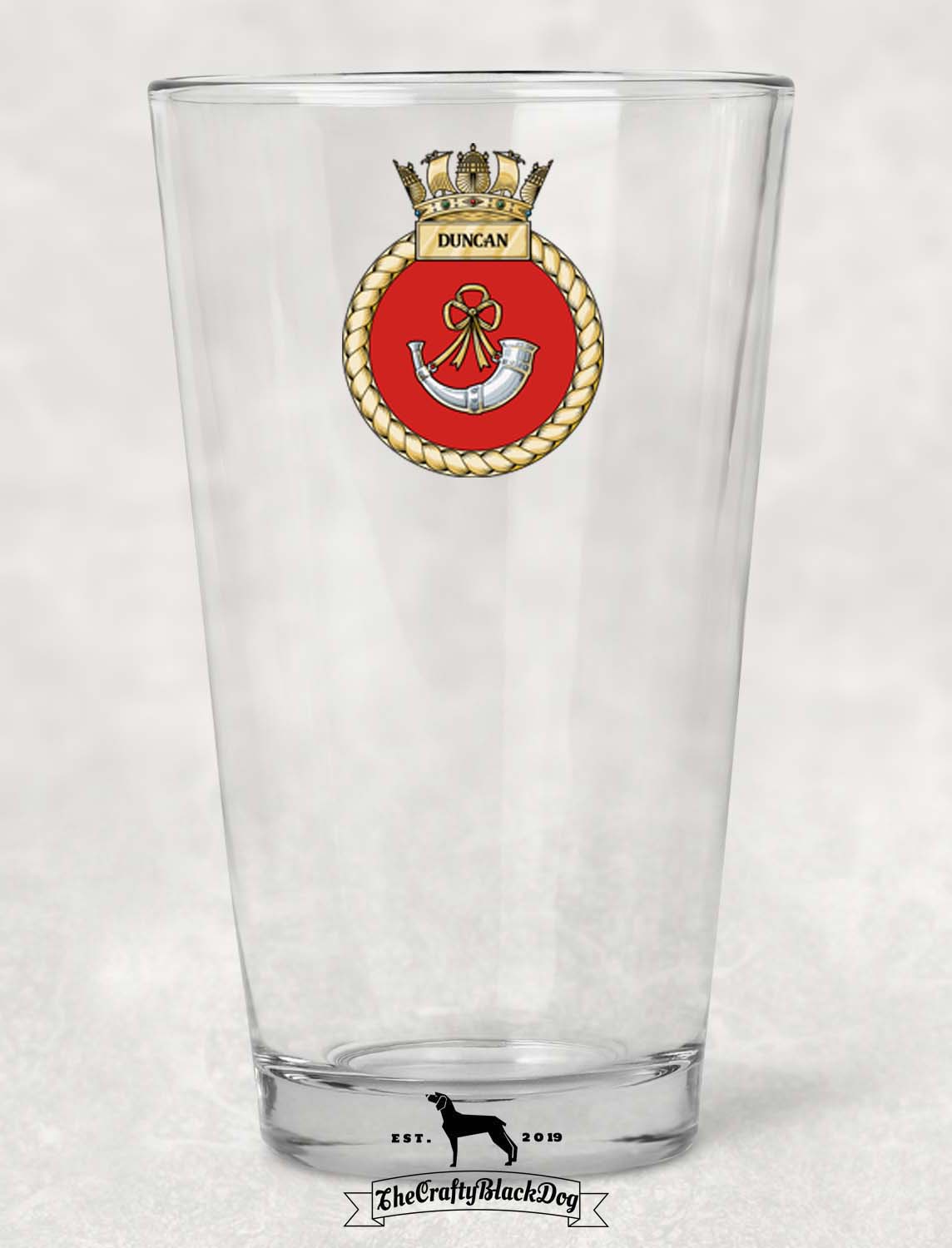 HMS Duncan - Pint Glass