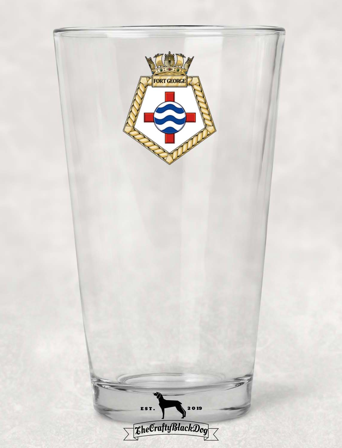 RFA Fort George - Pint Glass