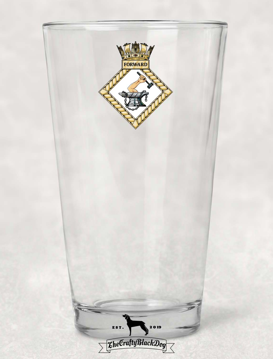HMS Forward - Pint Glass