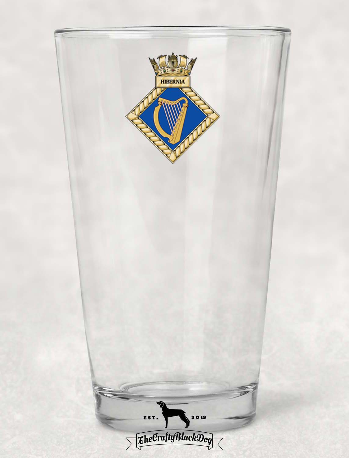 HMS Hibernia - Pint Glass