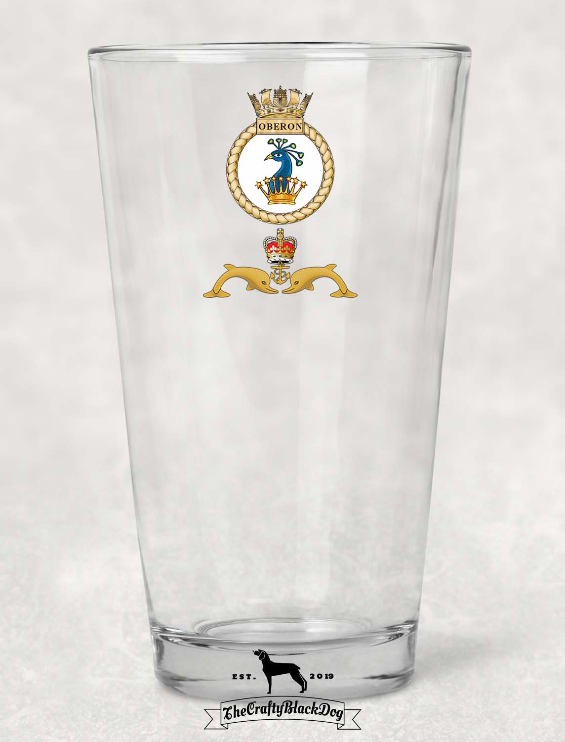 HMS Oberon - Pint Glass