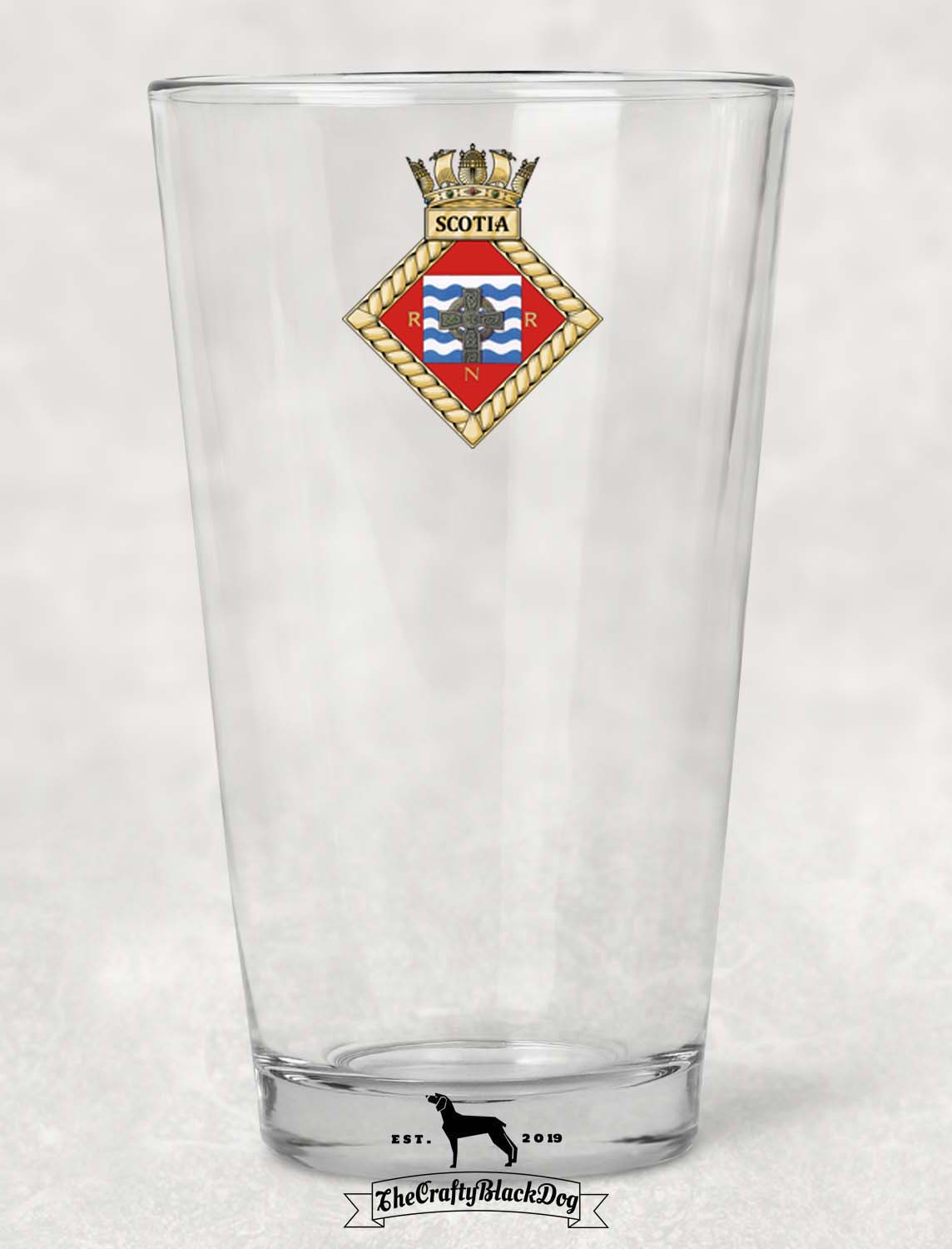 HMS Scotia - Pint Glass