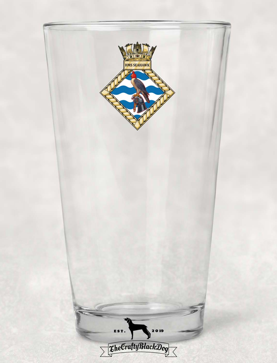 HMS Seahawk - Pint Glass
