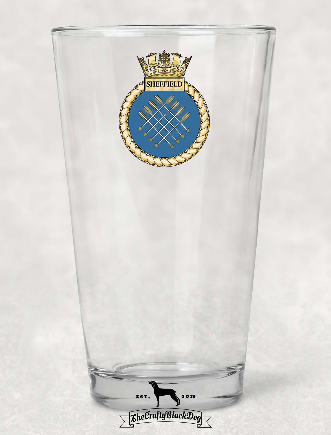 HMS Sheffield - Pint Glass