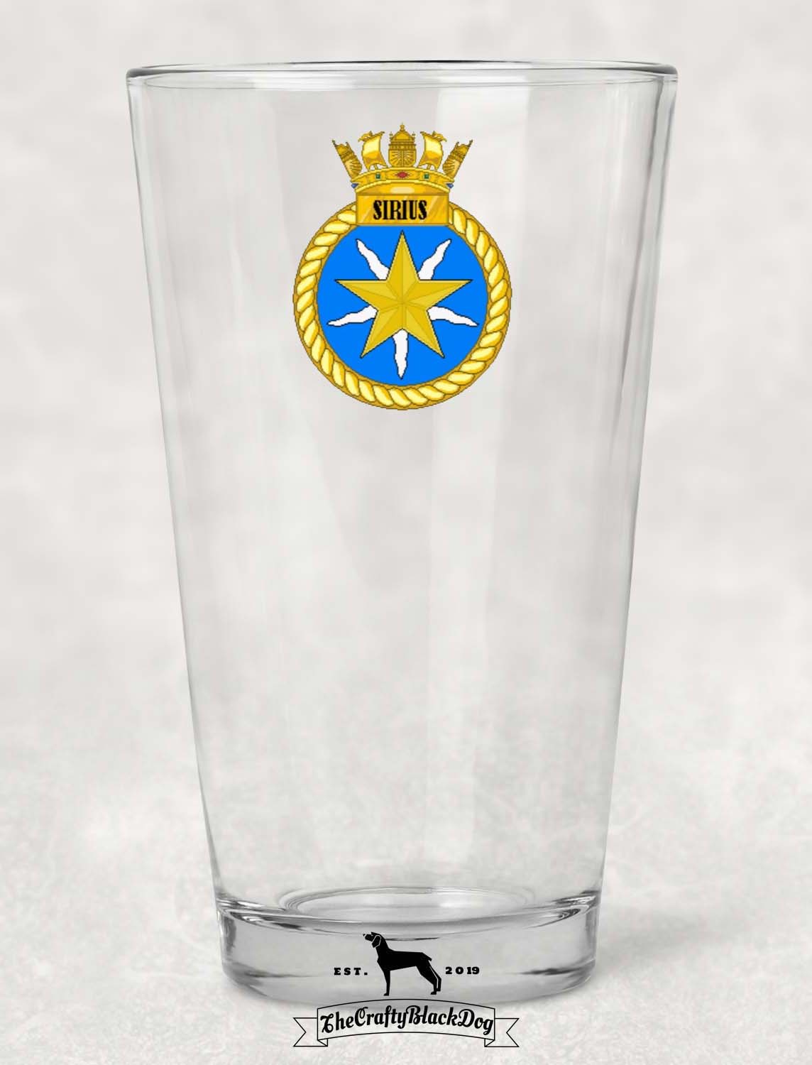 HMS Sirius - Pint Glass