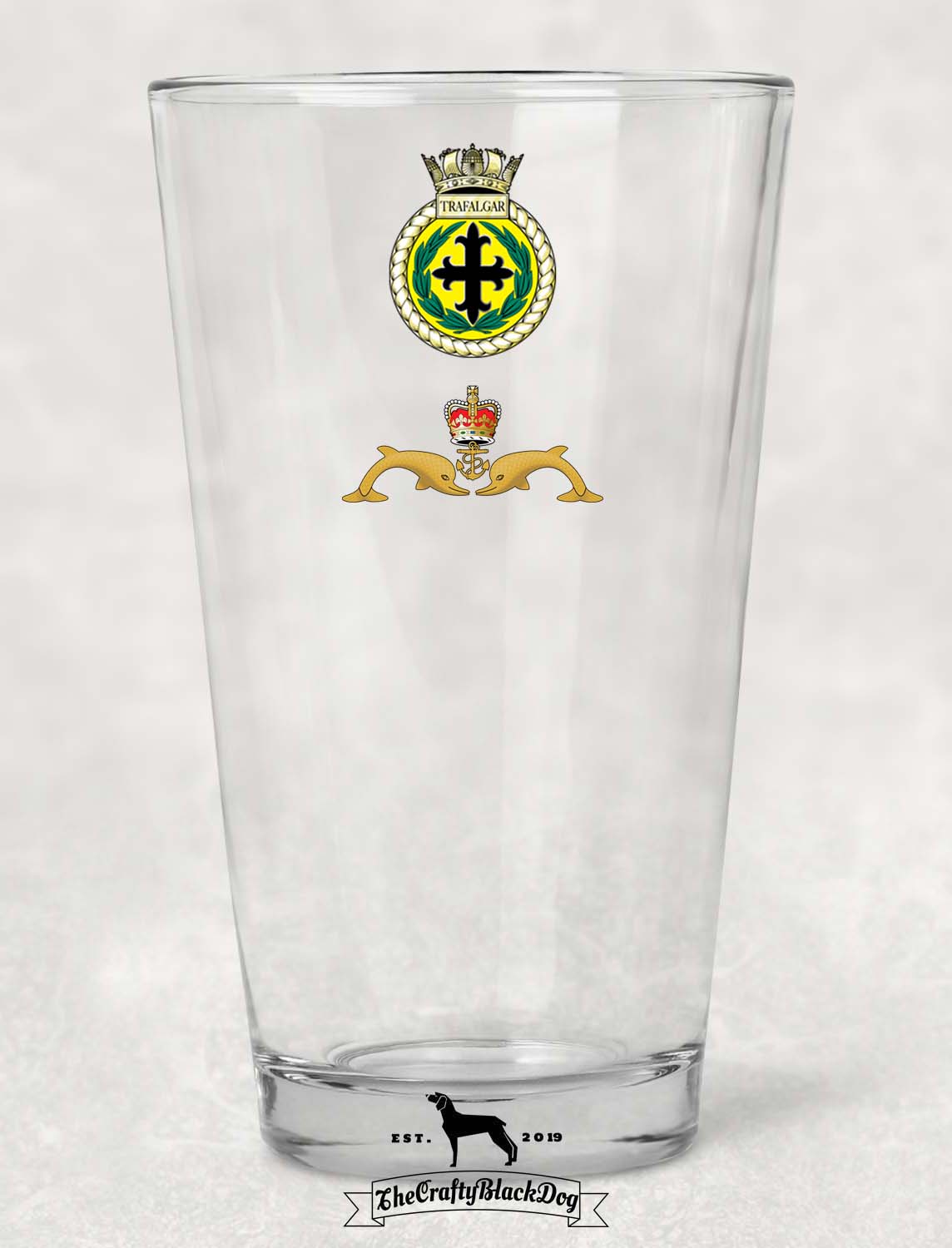HMS Trafalgar - Pint Glass