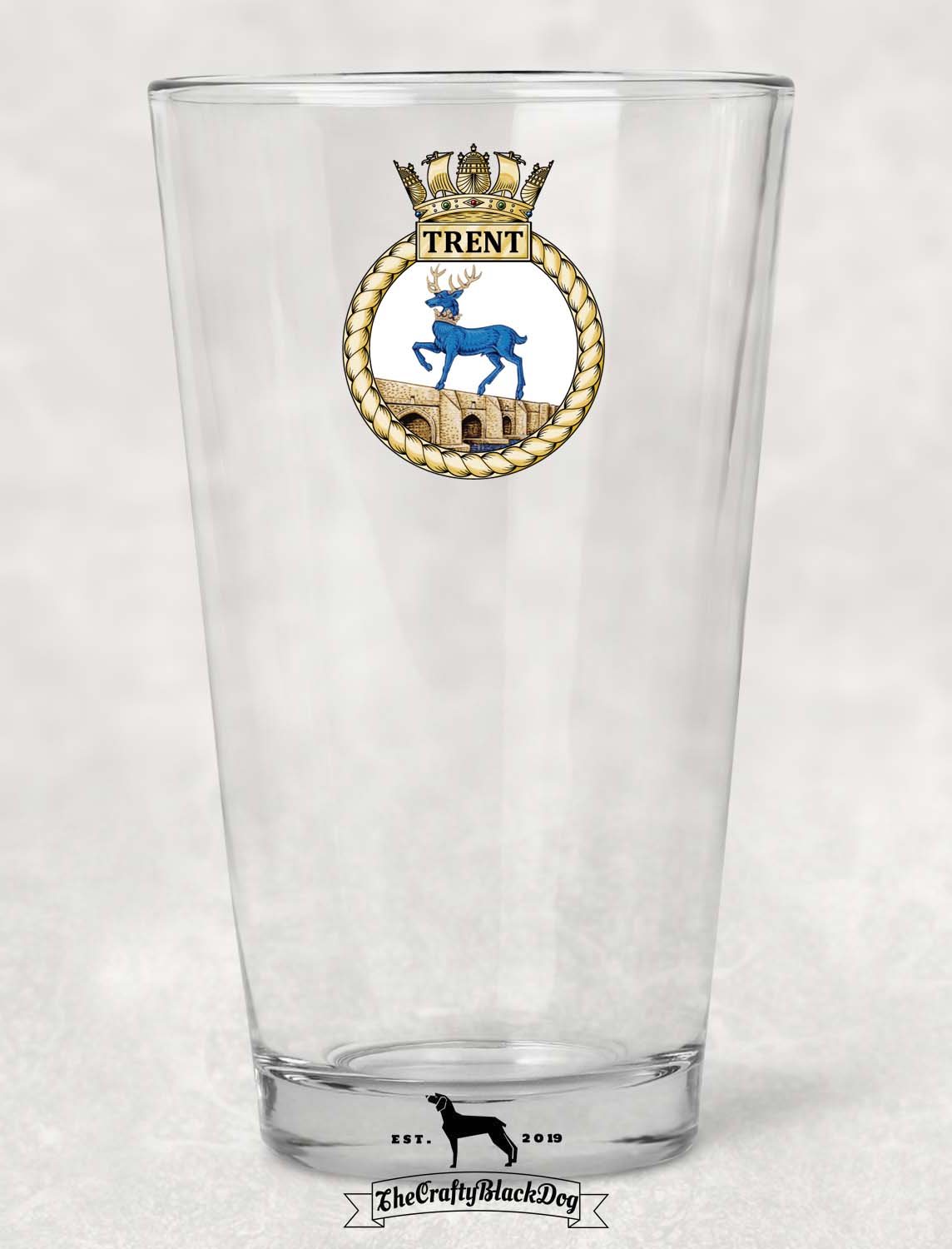 HMS Trent - Pint Glass