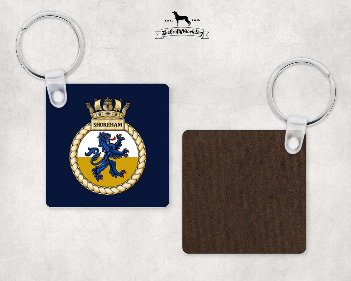 HMS Shoreham - Square Key Ring