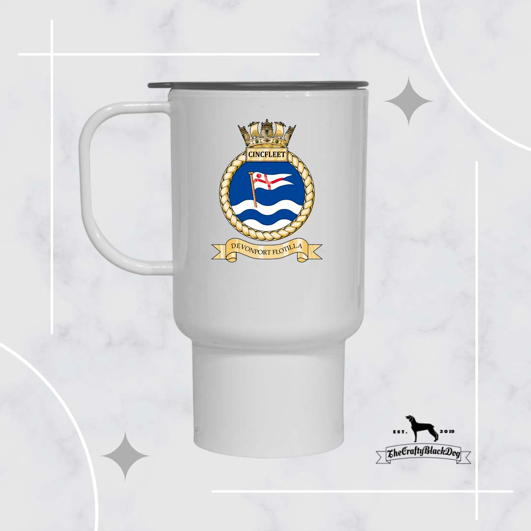 Commander Devonport Flotilla - Comdevflot - Travel Mug