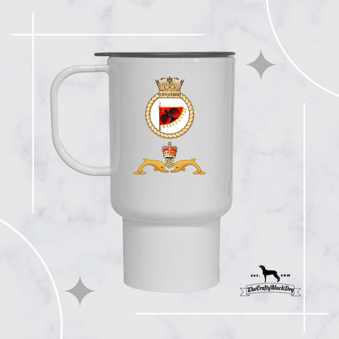 HMS Conqueror - Travel Mug