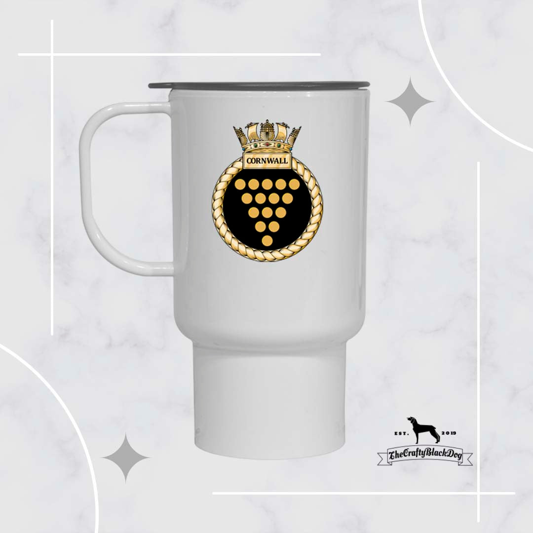 HMS Cornwall - Travel Mug