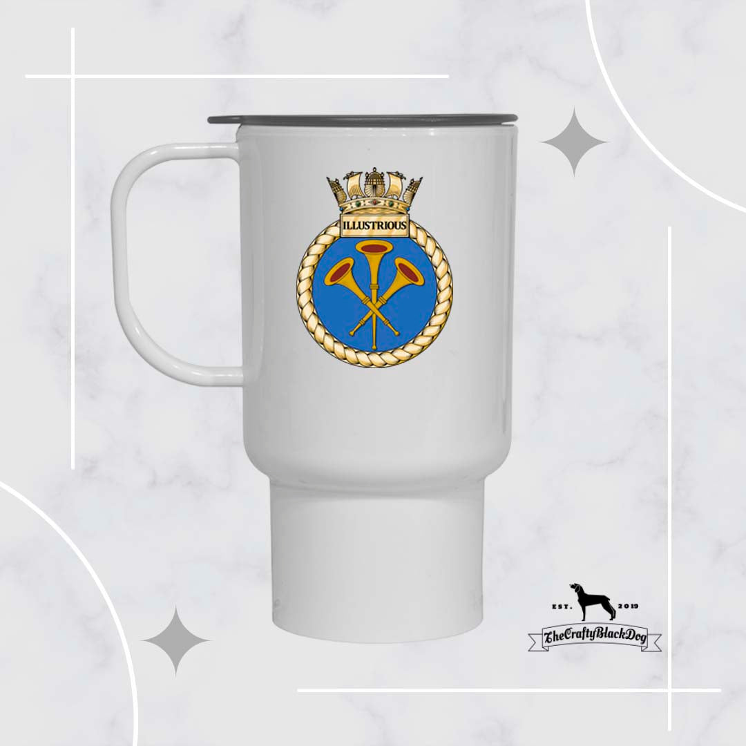 HMS Illustrious - Travel Mug