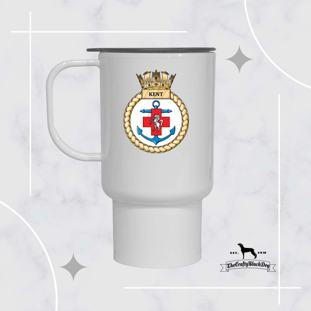 HMS Kent - Travel Mug