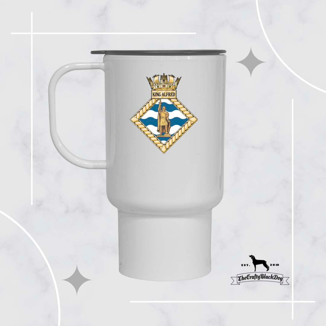 HMS King Alfred - Travel Mug