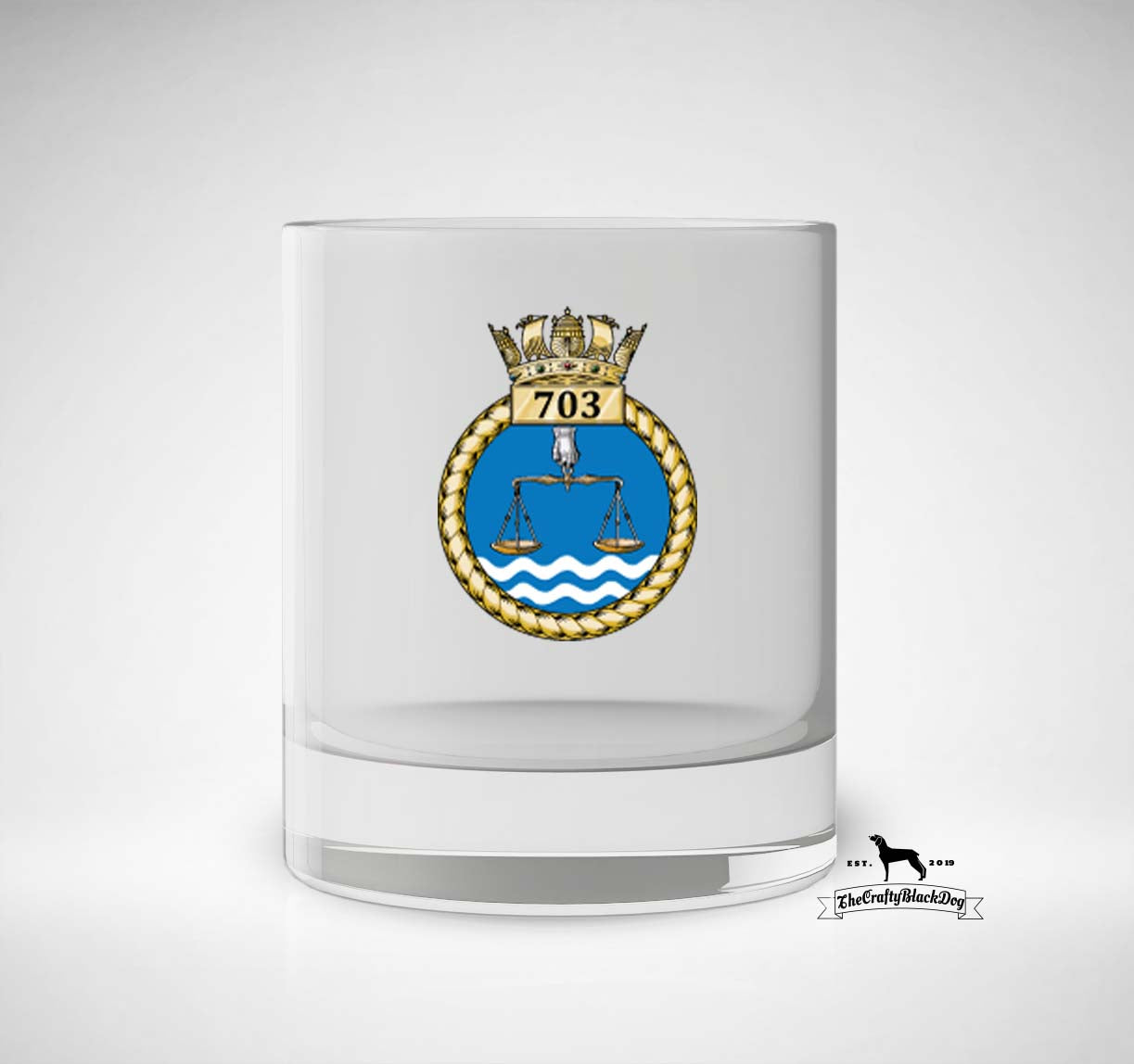 703 Naval Air Squadron - Whiskey/Spirit Glass